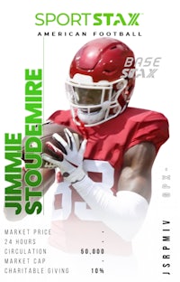 sportstax american football - jimmy stoddard - jimmy stoddard